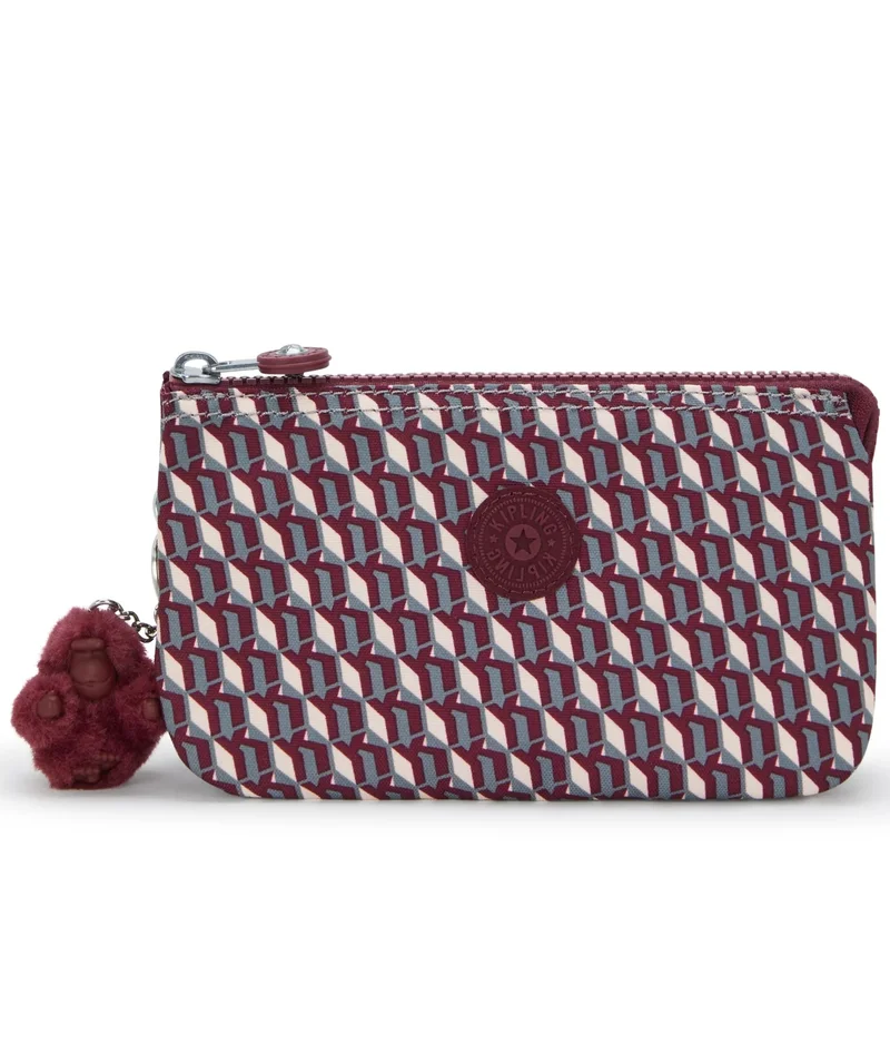 kipling Creativity Large Female Purse - 3Dk Wine
